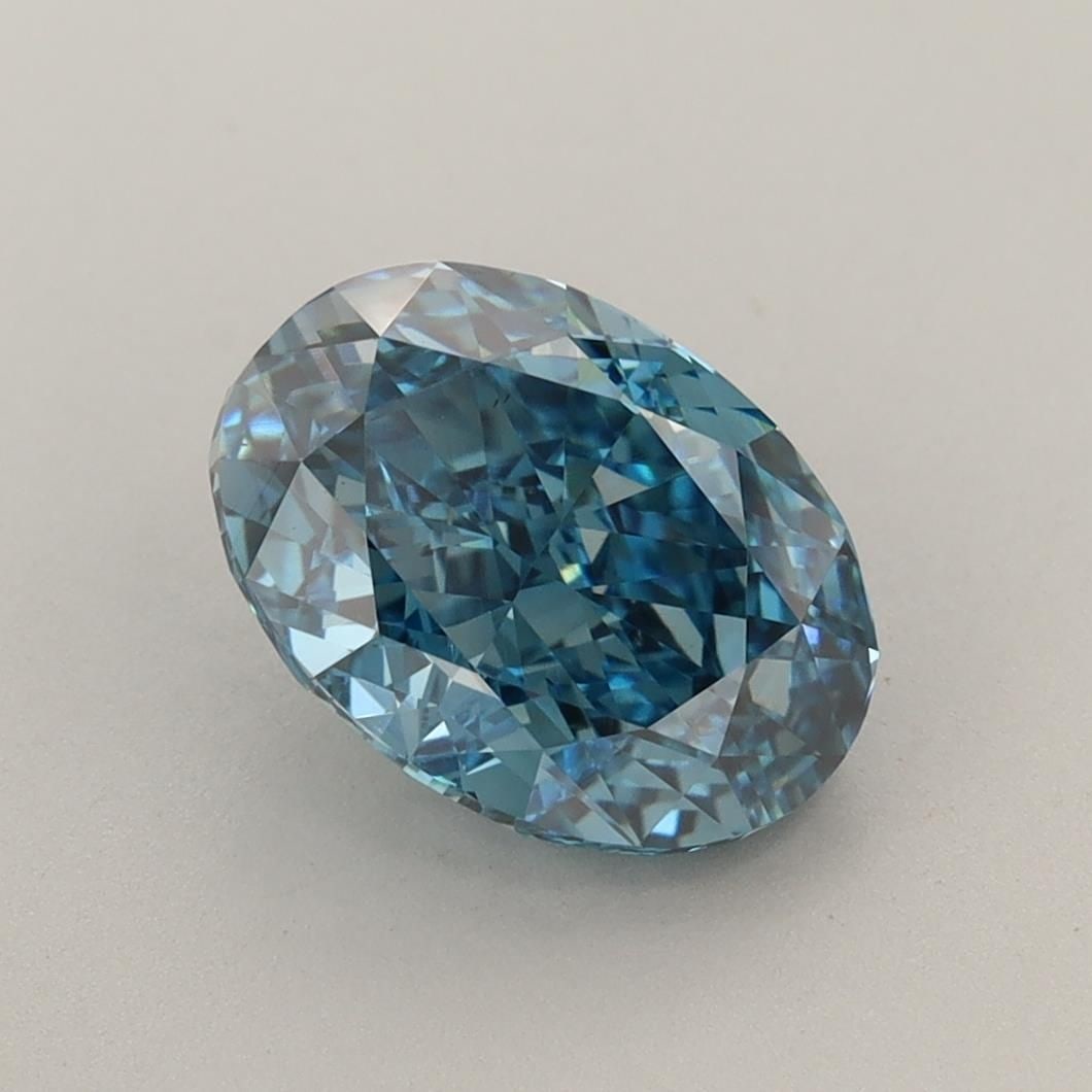 Loose Diamond - OVAL 2.68ct Fancy Vivid Blue VS1: Loose Diamond - OVAL 2.68ct Fancy Vivid Blue VS1 Source: This is a real non-mined Diamond that has been grown in a lab Shape: OVAL Carats: 2.68 Color: Fancy Vivid Blue Certification: IGI Video: