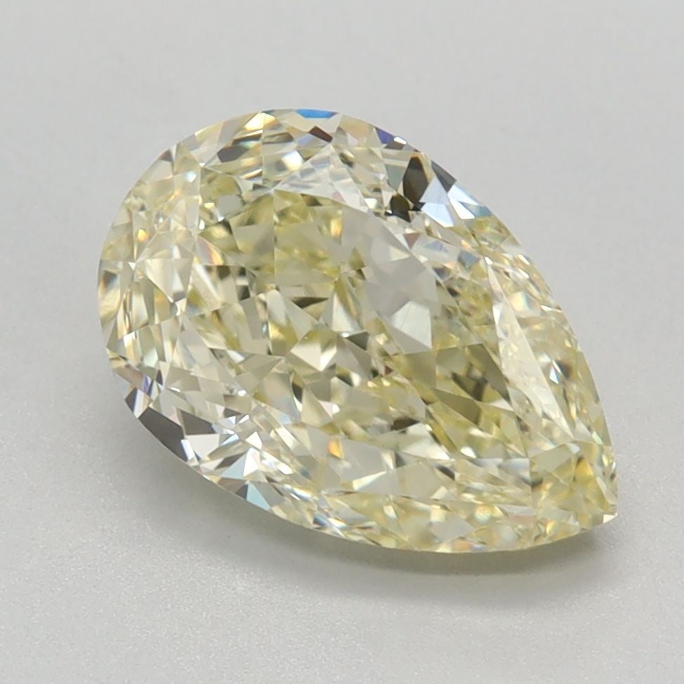 Loose Diamond - PEAR 2.15ct Fancy Yellow VVS2: Loose Diamond - PEAR 2.15ct Fancy Yellow VVS2 Source: This is a real non-mined Diamond that has been grown in a lab Shape: PEAR Carats: 2.15 Color: Fancy Yellow Certification: IGI Video: