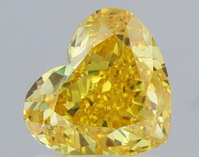 Loose Diamond - HEART 1.04ct Yellow SI1: Loose Diamond - HEART 1.04ct Yellow SI1 Source: This is a real non-mined Diamond that has been grown in a lab Shape: HEART Carats: 1.04 Color: Yellow Certification: NONE Video: