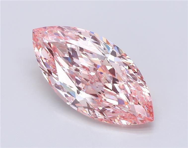 Loose Diamond - MARQUISE 10.94ct Fancy Intense Pink VS1: Loose Diamond - MARQUISE 10.94ct Fancy Intense Pink VS1 Source: This is a real non-mined Diamond that has been grown in a lab Shape: MARQUISE Carats: 10.94 Color: Fancy Intense Pink Certification: IGI