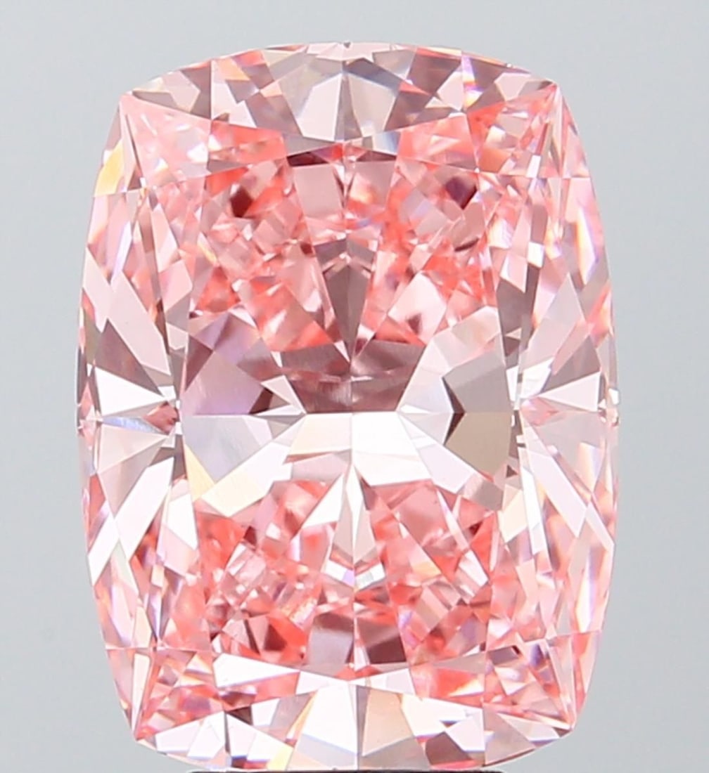 Loose Diamond - CUSHION MODIFIED 6.72ct Fancy Vivid Pink VVS2: Loose Diamond - CUSHION MODIFIED 6.72ct Fancy Vivid Pink VVS2 Source: This is a real non-mined Diamond that has been grown in a lab Shape: CUSHION MODIFIED Carats: 6.72 Color: Fancy Vivid Pink Certifi