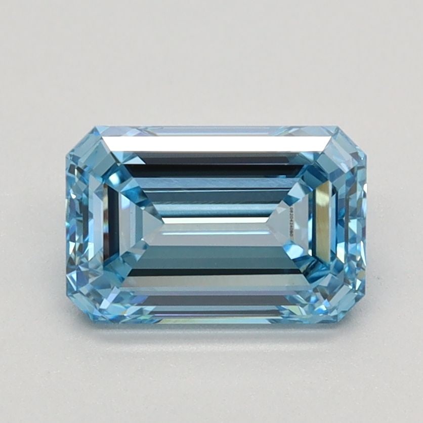 Loose Diamond - EMERALD 1.21ct Fancy Intense Blue VVS2: Loose Diamond - EMERALD 1.21ct Fancy Intense Blue VVS2 Source: This is a real non-mined Diamond that has been grown in a lab Shape: EMERALD Carats: 1.21 Color: Fancy Intense Blue Certification: IGI Vi