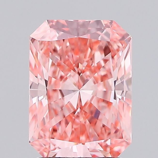 Loose Diamond - RADIANT 1.51ct Fancy Vivid Pink VVS2: Loose Diamond - RADIANT 1.51ct Fancy Vivid Pink VVS2 Source: This is a real non-mined Diamond that has been grown in a lab Shape: RADIANT Carats: 1.51 Color: Fancy Vivid Pink Certification: IGI