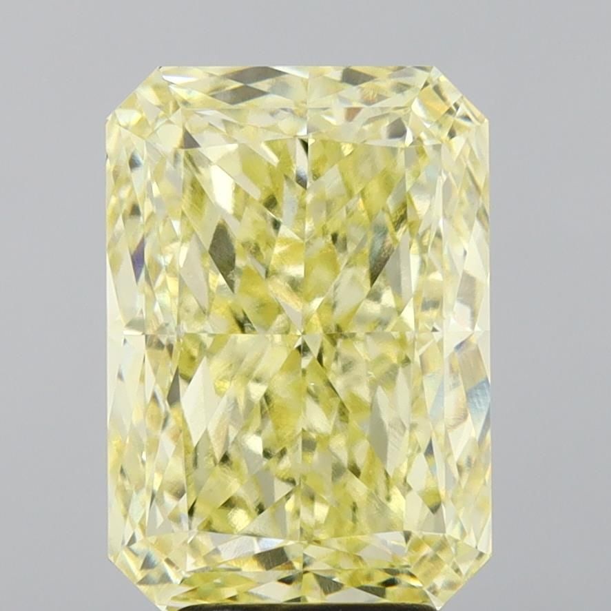 Loose Diamond - RADIANT 5.02ct Fancy Yellow VS1: Loose Diamond - RADIANT 5.02ct Fancy Yellow VS1 Source: This is a real non-mined Diamond that has been grown in a lab Shape: RADIANT Carats: 5.02 Color: Fancy Yellow Certification: IGI Video: