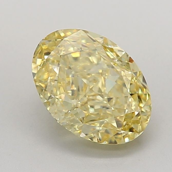 Loose Diamond - OVAL 2.69ct Fancy Intense Yellow VS1: Loose Diamond - OVAL 2.69ct Fancy Intense Yellow VS1 Source: This is a real non-mined Diamond that has been grown in a lab Shape: OVAL Carats: 2.69 Color: Fancy Intense Yellow Certification: IGI Video