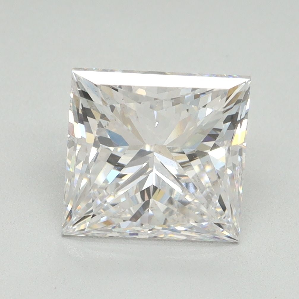 Loose Diamond - PRINCESS 3.09ct E VS2: Loose Diamond - PRINCESS 3.09ct E VS2 Source: This is a real non-mined Diamond that has been grown in a lab Shape: PRINCESS Carats: 3.09 Color: E Clarity: VS2 Certification: NONE Video: