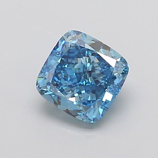 Loose Diamond - CUSHION MODIFIED 2.14ct Fancy Vivid Blue VVS2: Loose Diamond - CUSHION MODIFIED 2.14ct Fancy Vivid Blue VVS2 Source: This is a real non-mined Diamond that has been grown in a lab Shape: CUSHION MODIFIED Carats: 2.14 Color: Fancy Vivid Blue Certifi