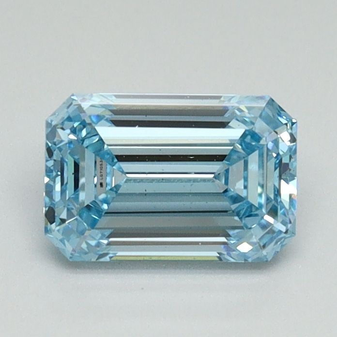 Loose Diamond - EMERALD 1.02ct Fancy Intense Blue VS1: Loose Diamond - EMERALD 1.02ct Fancy Intense Blue VS1 Source: This is a real non-mined Diamond that has been grown in a lab Shape: EMERALD Carats: 1.02 Color: Fancy Intense Blue Certification: IGI Vid