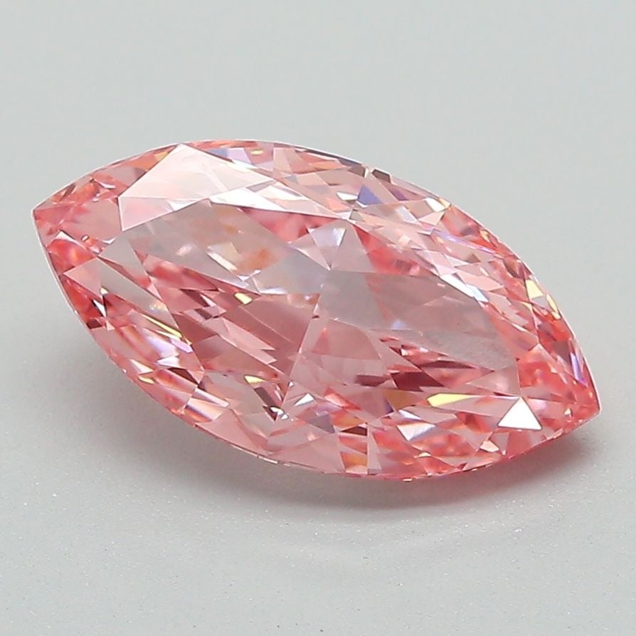 Loose Diamond - MARQUISE 2.21ct Fancy Vivid Pink VS1: Loose Diamond - MARQUISE 2.21ct Fancy Vivid Pink VS1 Source: This is a real non-mined Diamond that has been grown in a lab Shape: MARQUISE Carats: 2.21 Color: Fancy Vivid Pink Certification: IGI Video