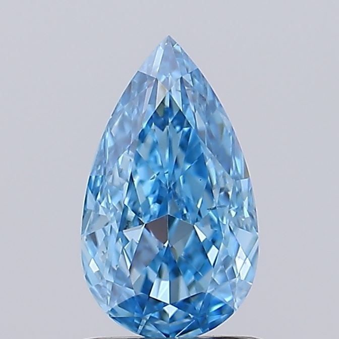 Loose Diamond - PEAR 1.02ct Fancy Vivid Blue VS1: Loose Diamond - PEAR 1.02ct Fancy Vivid Blue VS1 Source: This is a real non-mined Diamond that has been grown in a lab Shape: PEAR Carats: 1.02 Color: Fancy Vivid Blue Certification: IGI Video: