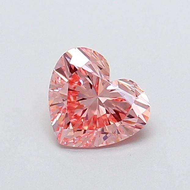 Loose Diamond - HEART 0.89ct Fancy Vivid Pink VS2: Loose Diamond - HEART 0.89ct Fancy Vivid Pink VS2 Source: This is a real non-mined Diamond that has been grown in a lab Shape: HEART Carats: 0.89 Color: Fancy Vivid Pink Certification: IGI Video: