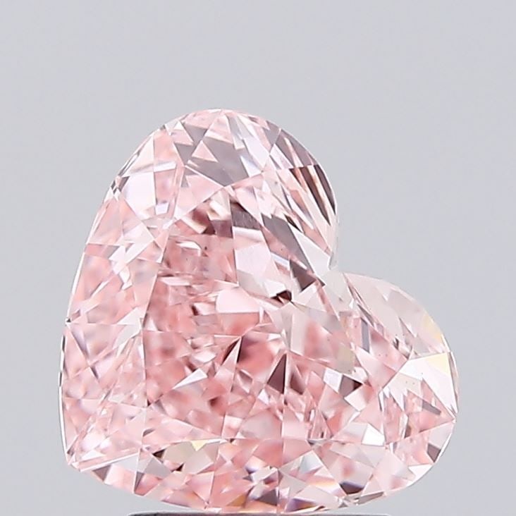 Loose Diamond - HEART 3.06ct Fancy Vivid Pink VS1: Loose Diamond - HEART 3.06ct Fancy Vivid Pink VS1 Source: This is a real non-mined Diamond that has been grown in a lab Shape: HEART Carats: 3.06 Color: Fancy Vivid Pink Certification: IGI Video: