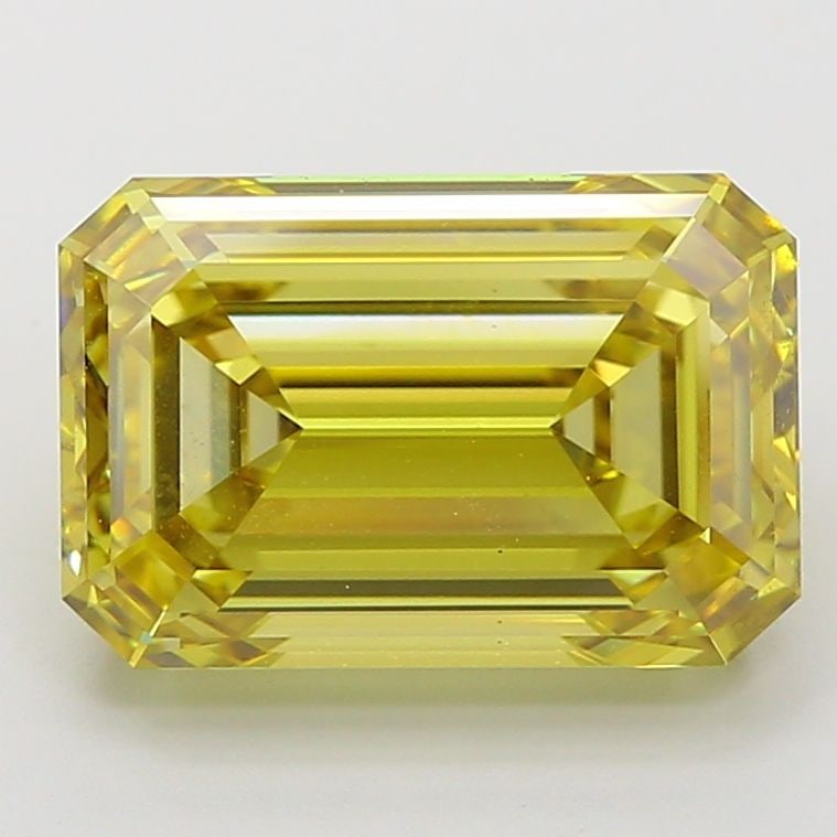 Loose Diamond - EMERALD 6.41ct Fancy Intense Yellow VS1 (1 of 1)