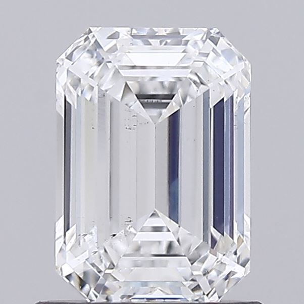 Loose Diamond - EMERALD 1.01ct E VS2: Loose Diamond - EMERALD 1.01ct E VS2 Source: This is a real non-mined Diamond that has been grown in a lab Shape: EMERALD Carats: 1.01 Color: E Clarity: VS2 Certification: IGI Video: