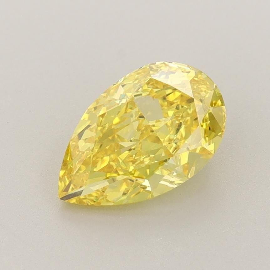Loose Diamond - PEAR 1.36ct Fancy Vivid Yellow VS1: Loose Diamond - PEAR 1.36ct Fancy Vivid Yellow VS1 Source: This is a real non-mined Diamond that has been grown in a lab Shape: PEAR Carats: 1.36 Color: Fancy Vivid Yellow Certification: IGI Video: