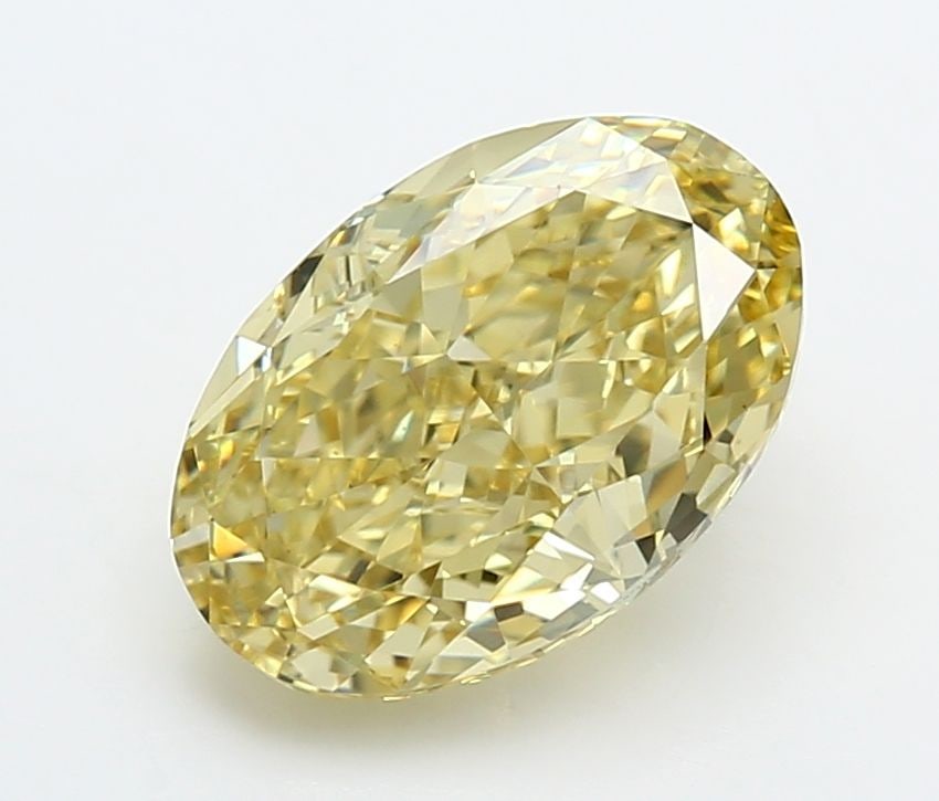 Loose Diamond - OVAL 3.54ct Fancy Intense Yellow VS1: Loose Diamond - OVAL 3.54ct Fancy Intense Yellow VS1 Source: This is a real non-mined Diamond that has been grown in a lab Shape: OVAL Carats: 3.54 Color: Fancy Intense Yellow Certification: IGI Video