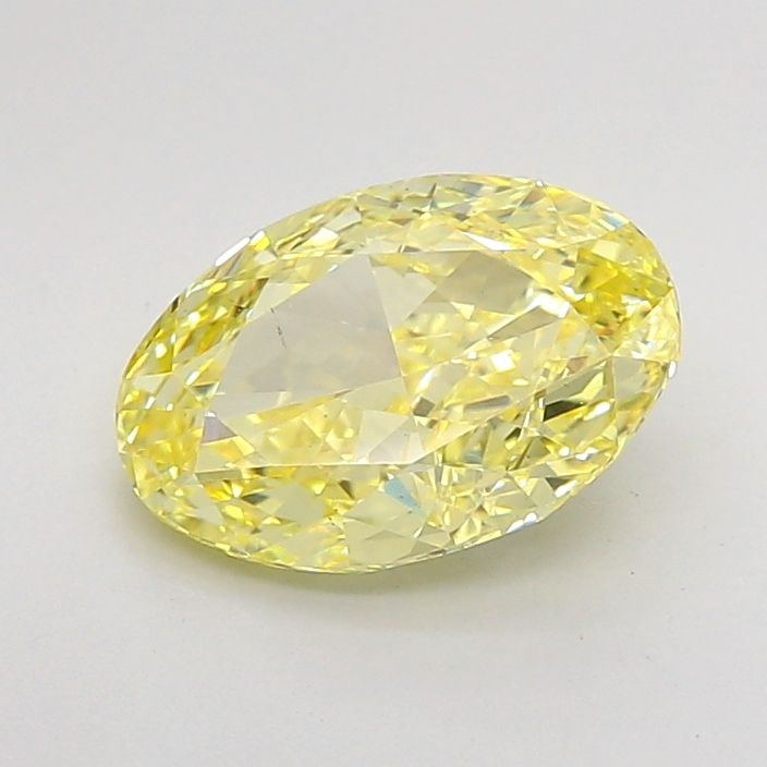 Loose Diamond - OVAL 2.52ct Fancy Intense Yellow VS1: Loose Diamond - OVAL 2.52ct Fancy Intense Yellow VS1 Source: This is a real non-mined Diamond that has been grown in a lab Shape: OVAL Carats: 2.52 Color: Fancy Intense Yellow Certification: IGI Video