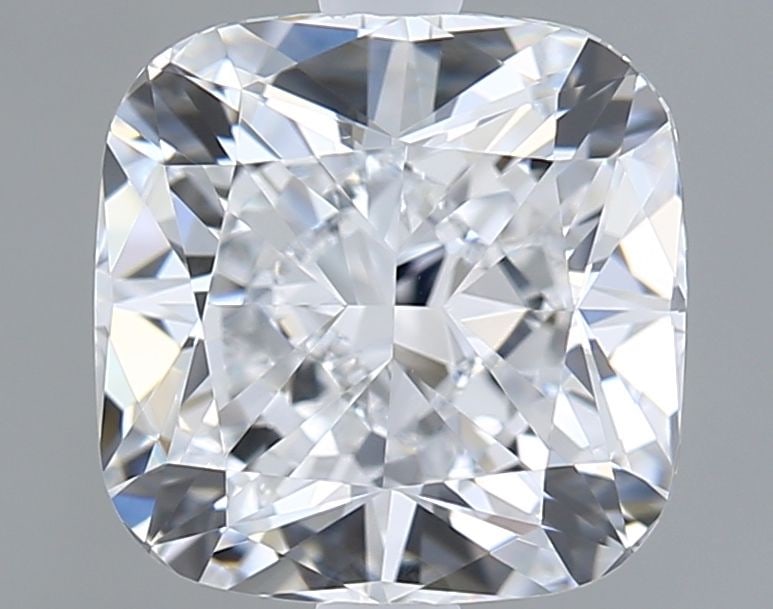 Loose Diamond - CUSHION MODIFIED 2.71ct D VVS2: Loose Diamond - CUSHION MODIFIED 2.71ct D VVS2 Source: This is a real non-mined Diamond that has been grown in a lab Shape: CUSHION MODIFIED Carats: 2.71 Color: D Clarity: VVS2 Certification: IGI Vide