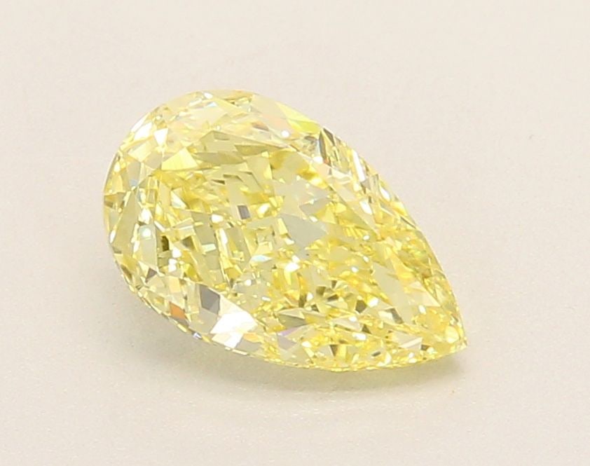 Loose Diamond - PEAR 1.39ct Fancy Intense Yellow VS1: Loose Diamond - PEAR 1.39ct Fancy Intense Yellow VS1 Source: This is a real non-mined Diamond that has been grown in a lab Shape: PEAR Carats: 1.39 Color: Fancy Intense Yellow Certification: IGI Video