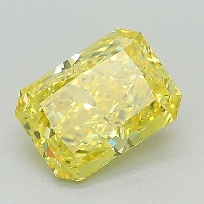 Loose Diamond - RADIANT 1.65ct Fancy Vivid Yellow VS1: Loose Diamond - RADIANT 1.65ct Fancy Vivid Yellow VS1 Source: This is a real non-mined Diamond that has been grown in a lab Shape: RADIANT Carats: 1.65 Color: Fancy Vivid Yellow Certification: IGI Vid