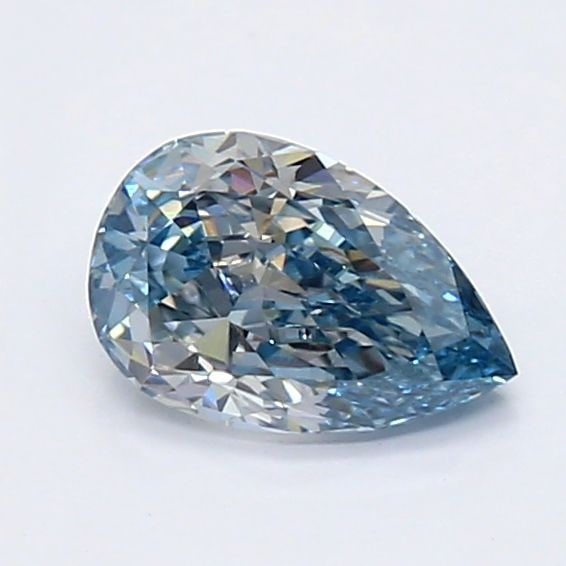 Loose Diamond - PEAR 0.4ct Fancy Vivid Blue VVS2: Loose Diamond - PEAR 0.4ct Fancy Vivid Blue VVS2 Source: This is a real non-mined Diamond that has been grown in a lab Shape: PEAR Carats: 0.4 Color: Fancy Vivid Blue Certification: NONE Video: