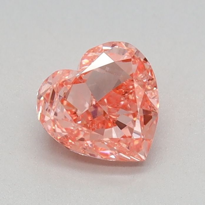 Loose Diamond - HEART 0.54ct Fancy Vivid Pink VS1: Loose Diamond - HEART 0.54ct Fancy Vivid Pink VS1 Source: This is a real non-mined Diamond that has been grown in a lab Shape: HEART Carats: 0.54 Color: Fancy Vivid Pink Certification: IGI Video: