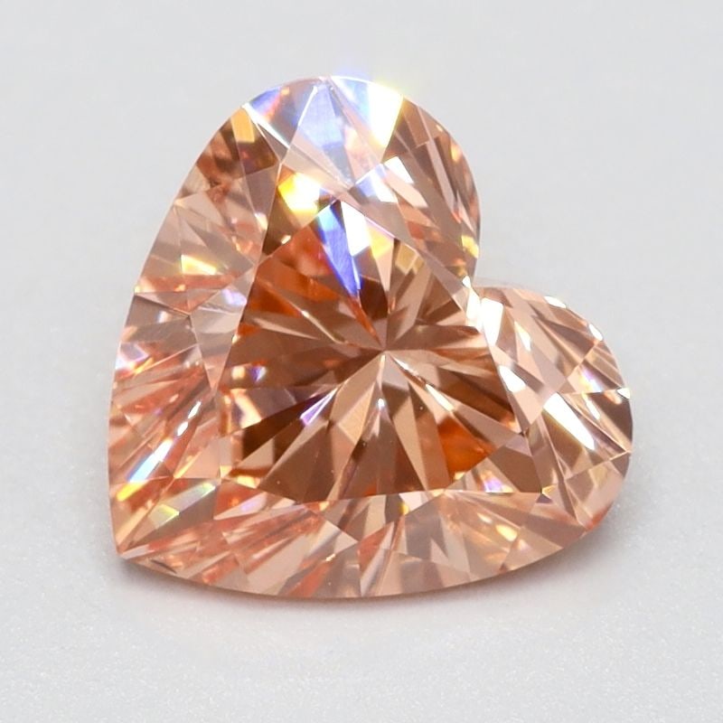 Loose Diamond - HEART 0.77ct Fancy Intense Pink VS2: Loose Diamond - HEART 0.77ct Fancy Intense Pink VS2 Source: This is a real non-mined Diamond that has been grown in a lab Shape: HEART Carats: 0.77 Color: Fancy Intense Pink Certification: NONE Video: