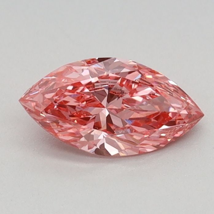 Loose Diamond - MARQUISE 0.4ct Fancy Vivid Pink VS1: Loose Diamond - MARQUISE 0.4ct Fancy Vivid Pink VS1 Source: This is a real non-mined Diamond that has been grown in a lab Shape: MARQUISE Carats: 0.4 Color: Fancy Vivid Pink Certification: IGI Video: