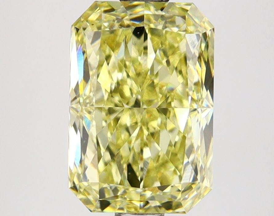 Loose Diamond - RADIANT 2.56ct Fancy Yellow VS1: Loose Diamond - RADIANT 2.56ct Fancy Yellow VS1 Source: This is a real non-mined Diamond that has been grown in a lab Shape: RADIANT Carats: 2.56 Color: Fancy Yellow Certification: IGI Video: