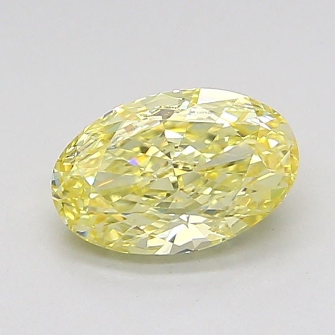 Loose Diamond - OVAL 1.09ct Fancy Light Yellow VVS2: Loose Diamond - OVAL 1.09ct Fancy Light Yellow VVS2 Source: This is a real non-mined Diamond that has been grown in a lab Shape: OVAL Carats: 1.09 Color: Fancy Light Yellow Certification: IGI Video: