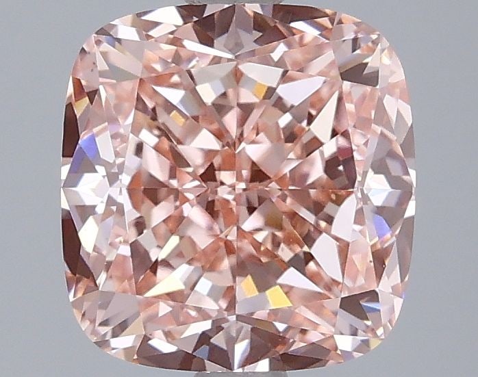 Loose Diamond - CUSHION MODIFIED 3.04ct Fancy Vivid Pink VS1: Loose Diamond - CUSHION MODIFIED 3.04ct Fancy Vivid Pink VS1 Source: This is a real non-mined Diamond that has been grown in a lab Shape: CUSHION MODIFIED Carats: 3.04 Color: Fancy Vivid Pink Certific