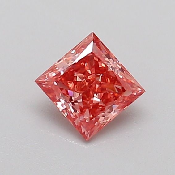 Loose Diamond - PRINCESS 0.43ct Fancy Vivid Pink VS2: Loose Diamond - PRINCESS 0.43ct Fancy Vivid Pink VS2 Source: This is a real non-mined Diamond that has been grown in a lab Shape: PRINCESS Carats: 0.43 Color: Fancy Vivid Pink Certification: IGI Video