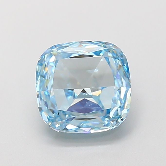 Loose Diamond - CUSHION MODIFIED 2.0ct Fancy Blue VS1: Loose Diamond - CUSHION MODIFIED 2.0ct Fancy Blue VS1 Source: This is a real non-mined Diamond that has been grown in a lab Shape: CUSHION MODIFIED Carats: 2.0 Color: Fancy Blue Certification: IGI Vid