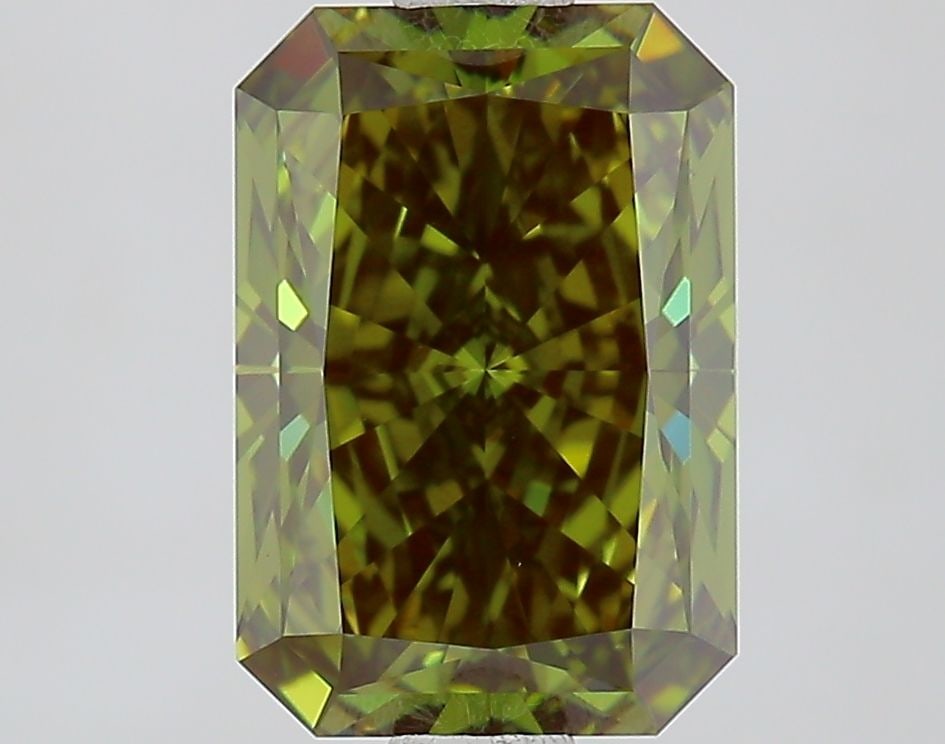 Loose Diamond - RADIANT 1.86ct Fancy Intense Gray Green VS1: Loose Diamond - RADIANT 1.86ct Fancy Intense Gray Green VS1 Source: This is a real non-mined Diamond that has been grown in a lab Shape: RADIANT Carats: 1.86 Color: Fancy Intense Gray Green Certificat