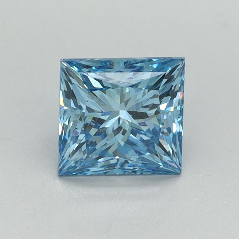 Loose Diamond - PRINCESS 1.14ct Fancy Vivid Blue VS1: Loose Diamond - PRINCESS 1.14ct Fancy Vivid Blue VS1 Source: This is a real non-mined Diamond that has been grown in a lab Shape: PRINCESS Carats: 1.14 Color: Fancy Vivid Blue Certification: IGI