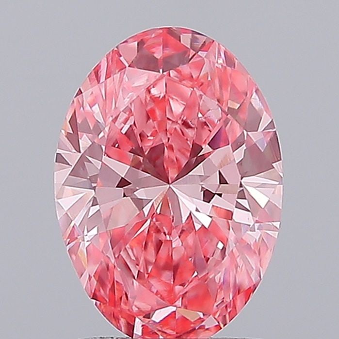 Loose Diamond - OVAL 2.04ct Fancy Vivid Pink VS1: Loose Diamond - OVAL 2.04ct Fancy Vivid Pink VS1 Source: This is a real non-mined Diamond that has been grown in a lab Shape: OVAL Carats: 2.04 Color: Fancy Vivid Pink Certification: IGI Video: