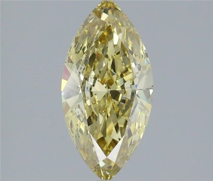 Loose Diamond - MARQUISE 1.32ct Fancy Intense Yellow VS1: Loose Diamond - MARQUISE 1.32ct Fancy Intense Yellow VS1 Source: This is a real non-mined Diamond that has been grown in a lab Shape: MARQUISE Carats: 1.32 Color: Fancy Intense Yellow Certification: