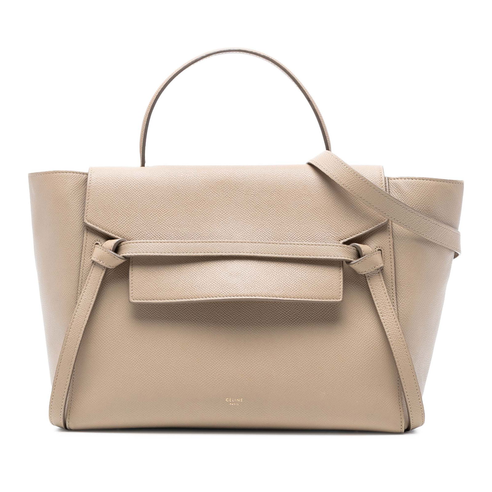 Celine Mini Grained Calfskin Brown Belt Bag Italy (1 of 7)