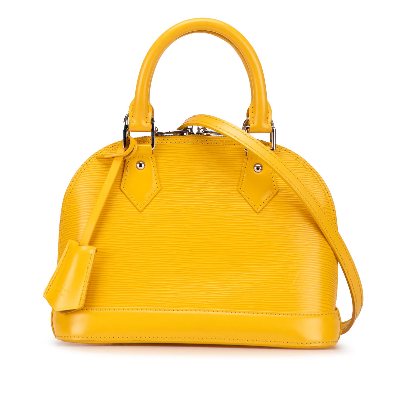 Louis Vuitton Epi Alma BB Yellow Leather Handbag (1 of 10)