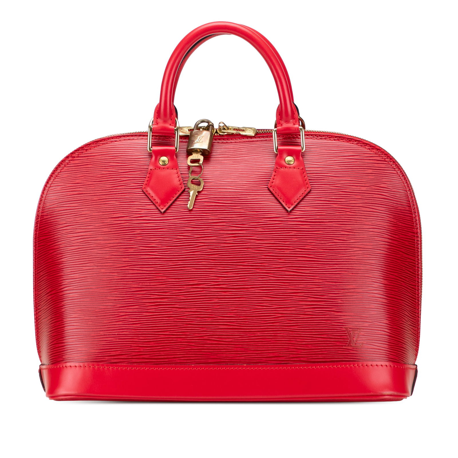 Louis Vuitton Epi Alma PM Red Leather Handbag (1 of 12)