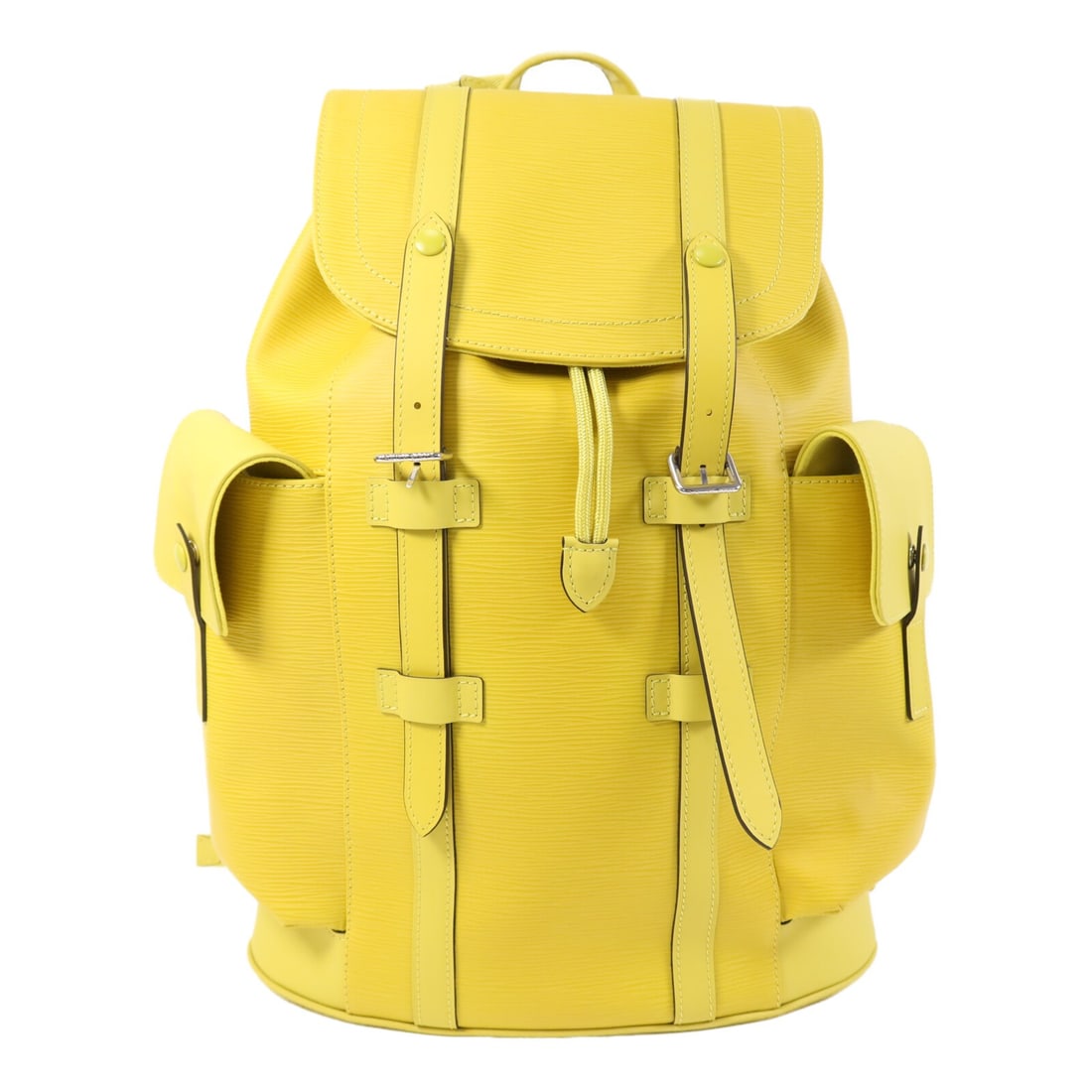 LOUIS VUITTON Christopher MM Backpack Epi Yellow Calfskin (1 of 13)
