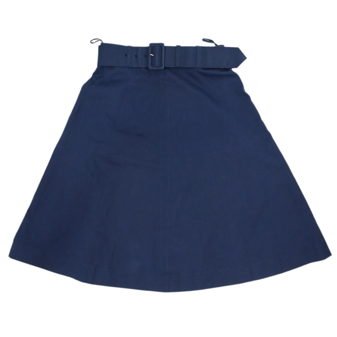 Vintage Prada Navy Cotton Ankle Skirt 2008 APD1 Size 38 (1 of 10)