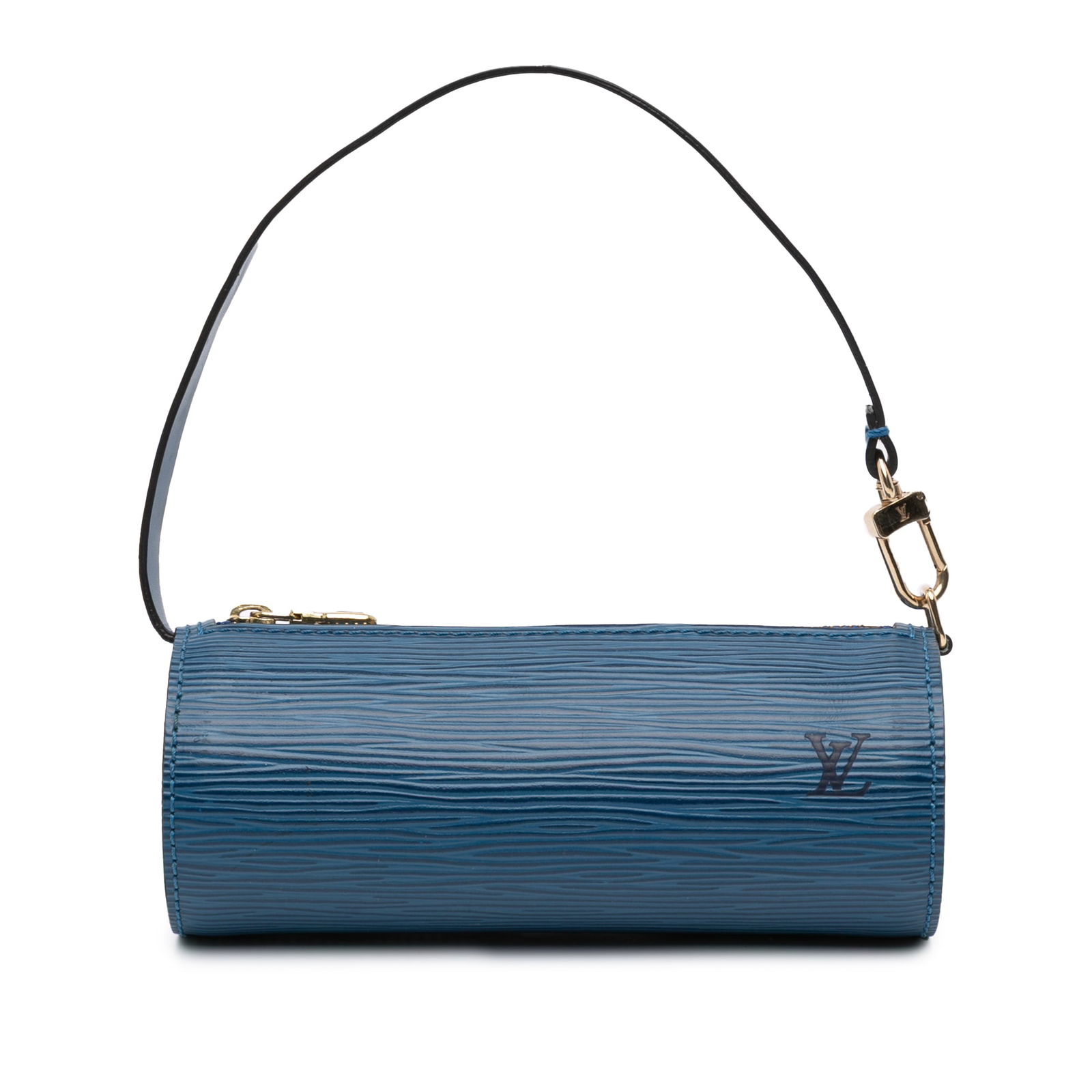 Louis Vuitton Epi Pochette Papillon Blue Leather Bag (1 of 11)
