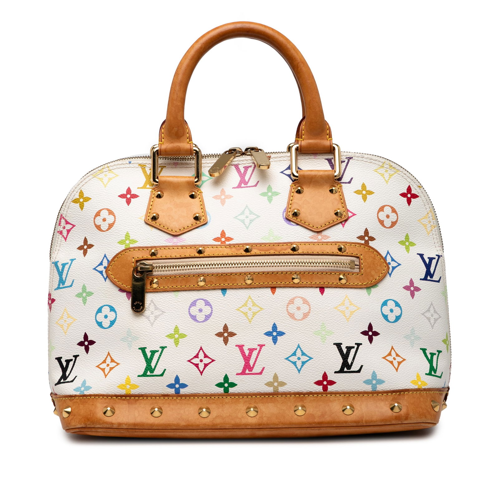 Louis Vuitton Monogram Multicolore Alma PM Bag with Vachetta Trim (1 of 7)