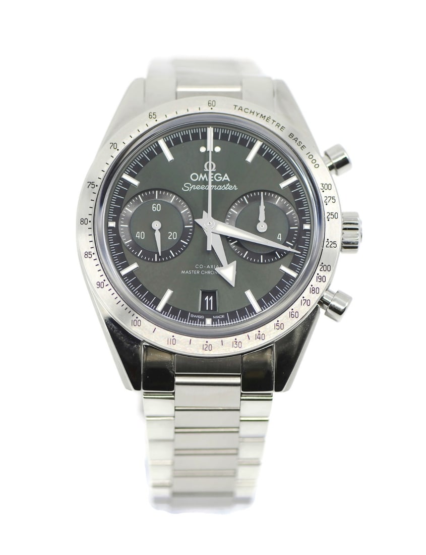 Omega Speedmaster '57 Green Dial Stainless Steel Ref 332.10.41.51.10.001 Watch (1 of 6)