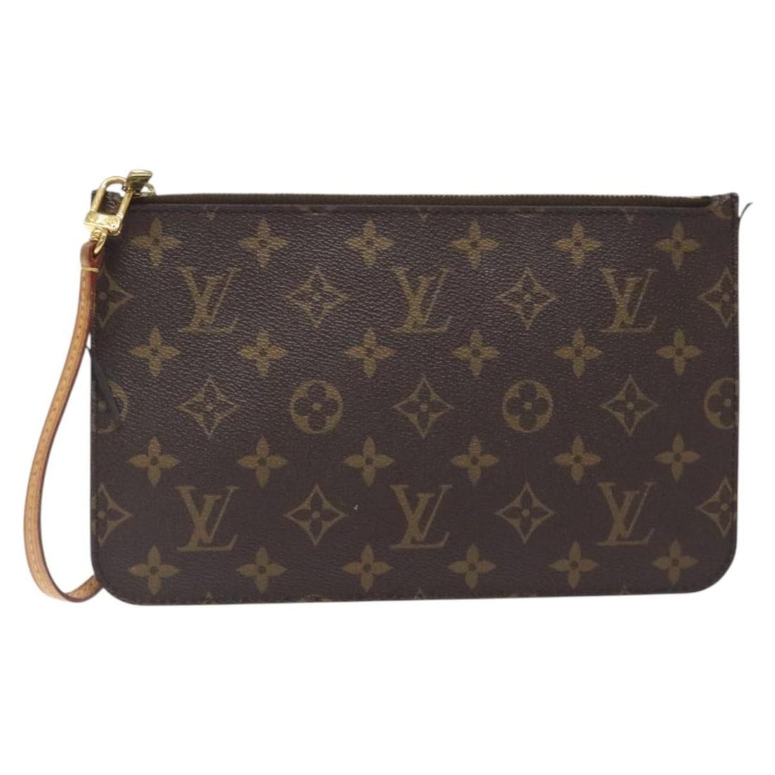 Neverfull Pochette brown bag by Louis Vuitton (1 of 2)