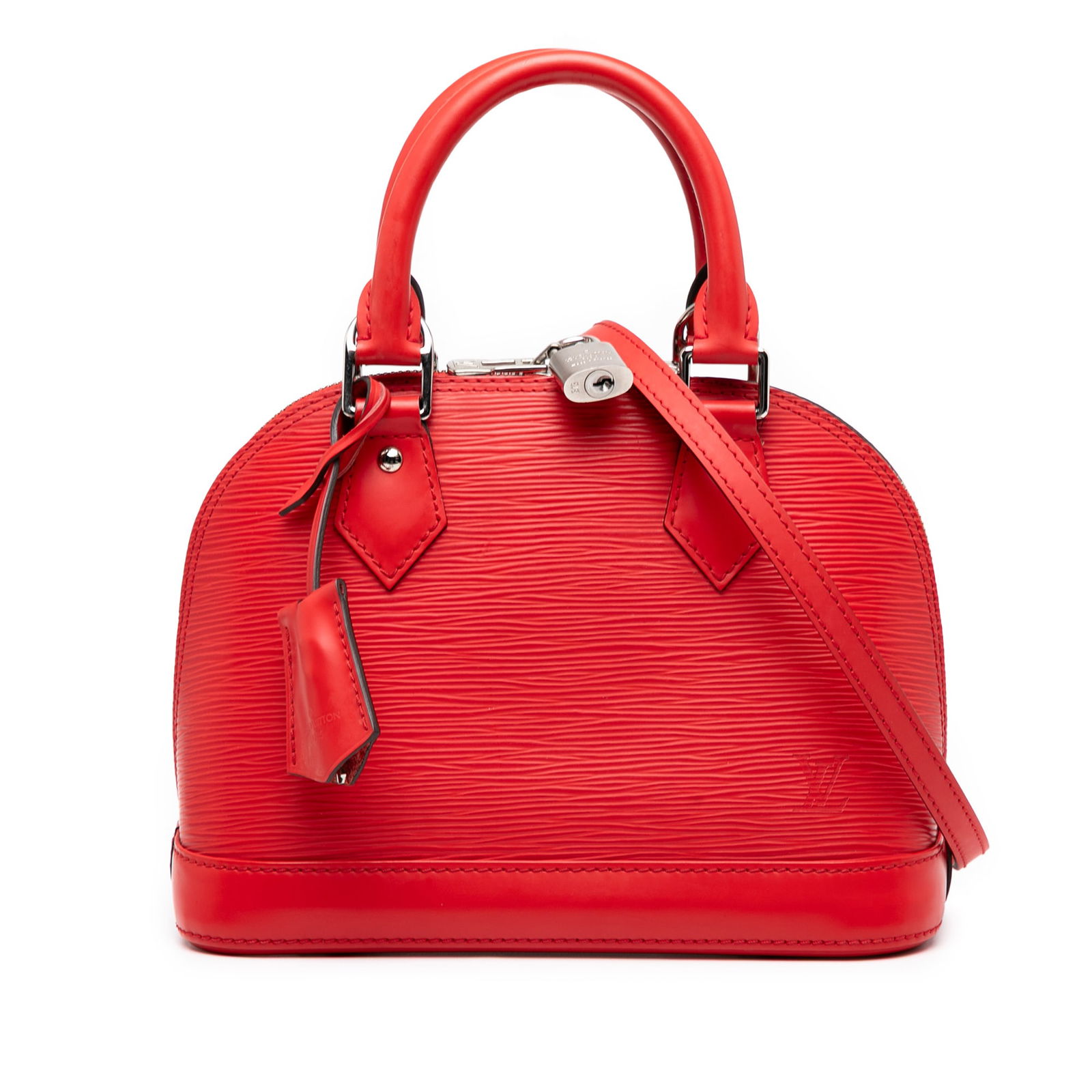 Louis Vuitton Epi Alma BB Red Leather Handbag (1 of 7)