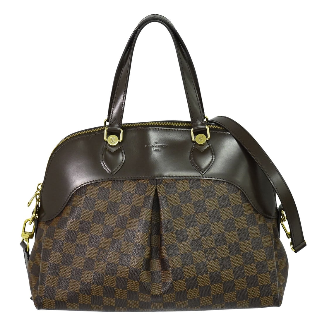 Brown Louis Vuitton Salvi Shoulder Bag: Brown Louis Vuitton Salvi Shoulder Bag This Louis Vuitton Salvi handbag features a brown exterior with minimal wear, including light scratches and minor interior marks. Designed for female use, it is