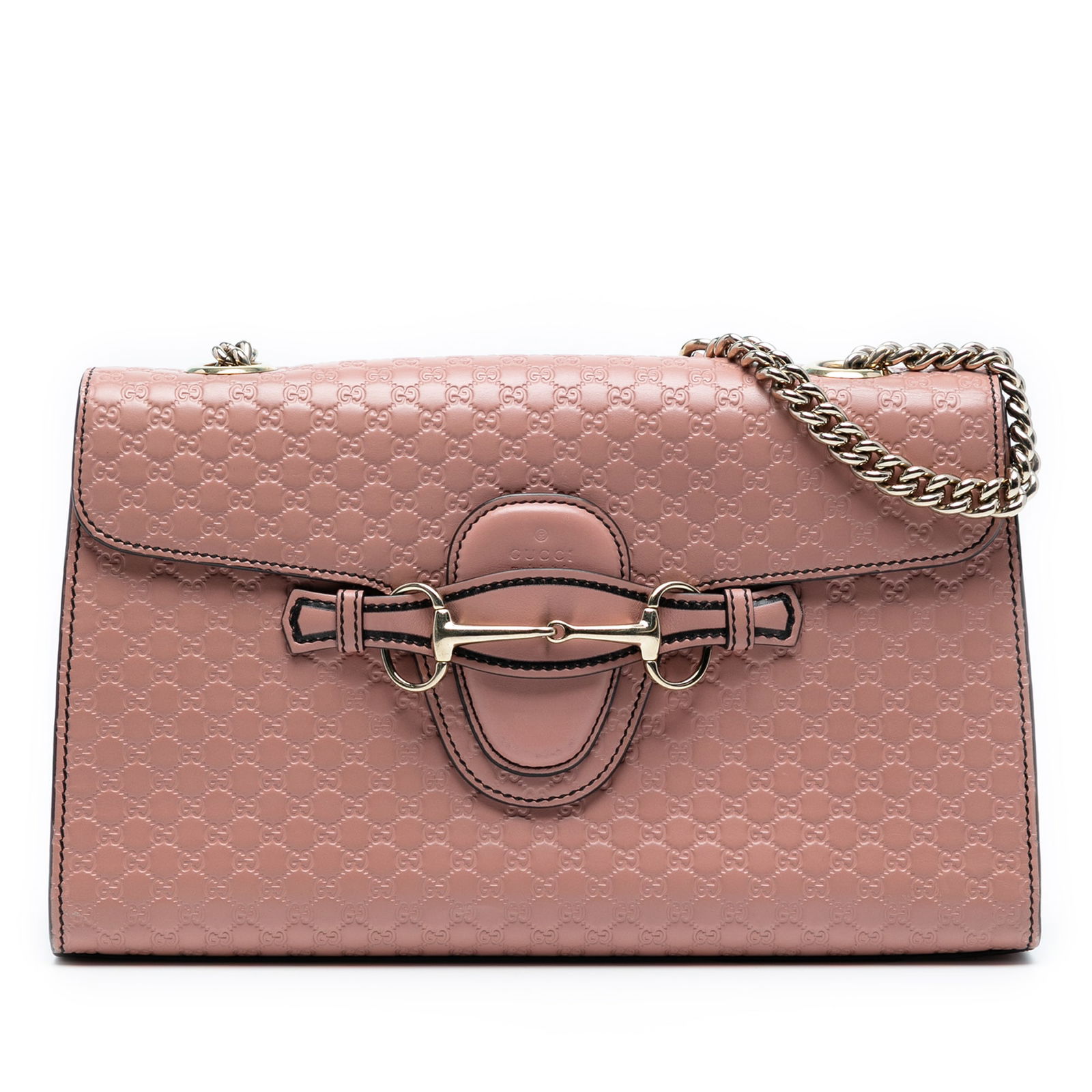 Gucci Medium Microguccissima Emily Leather Shoulder Bag Pink (1 of 7)