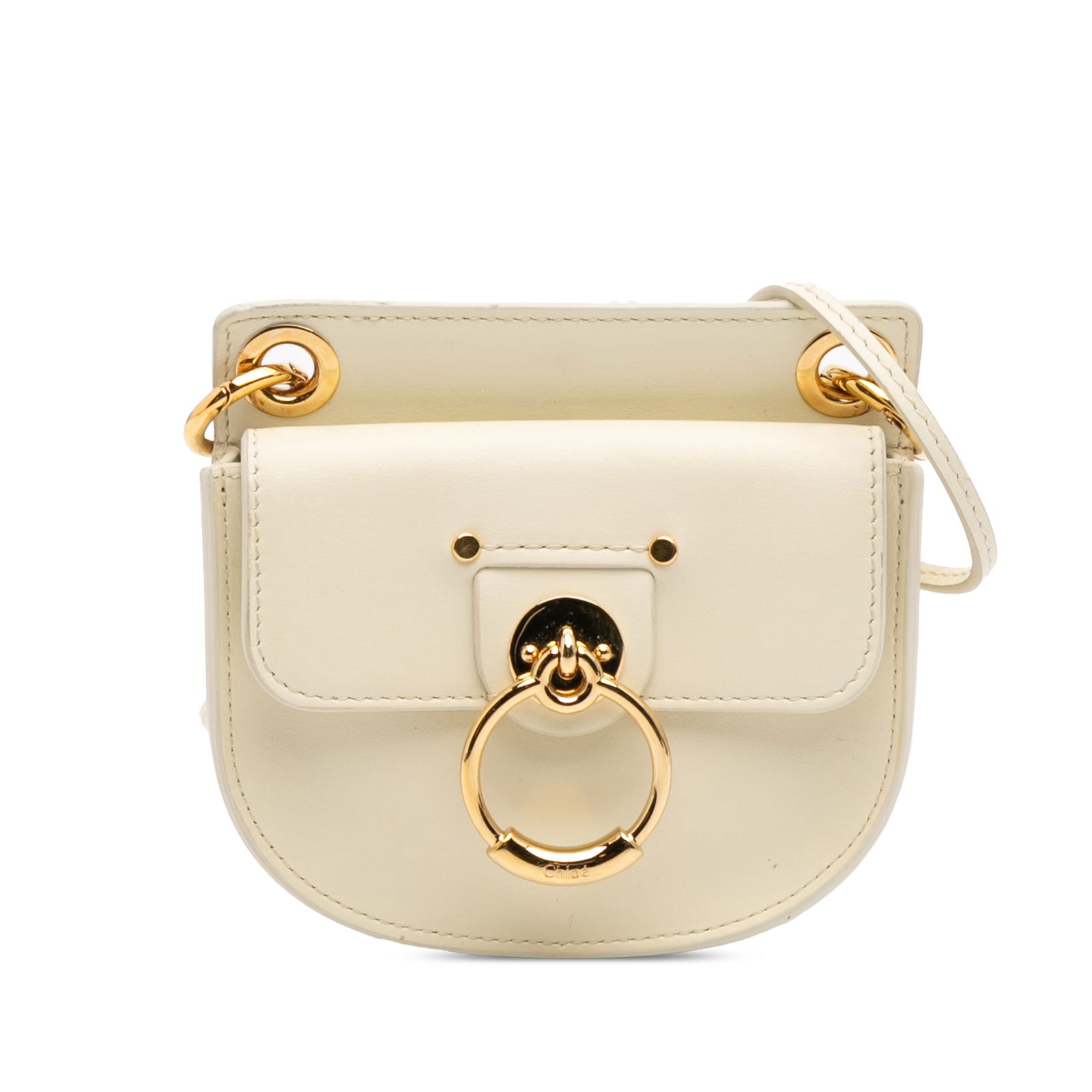 Chloe Mini Leather Tess Crossbody Bag White Spain: Chloe Mini Leather Tess Crossbody Bag White Spain Introducing the Chloe Mini Leather Tess Crossbody, a chic and stylish accessory crafted from premium leather. This bag features a sleek design with fl